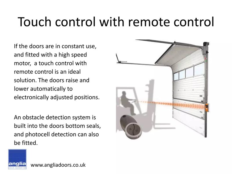 Advanced Settings For Overhead Door Safety Sensors