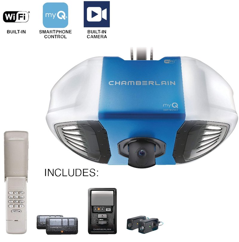 Chamberlain B4545 Secure View Review: Integrated Camera And Quiet Belt Drive