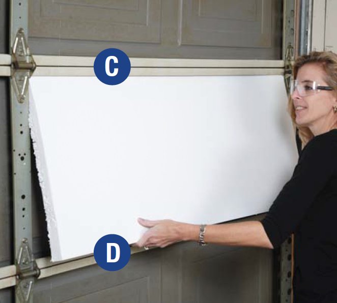 Diy Garage Door Insulation Kit Installation