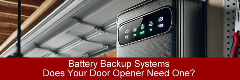 Garage Door Opener Battery Backups: A Must-Have For Power Outages