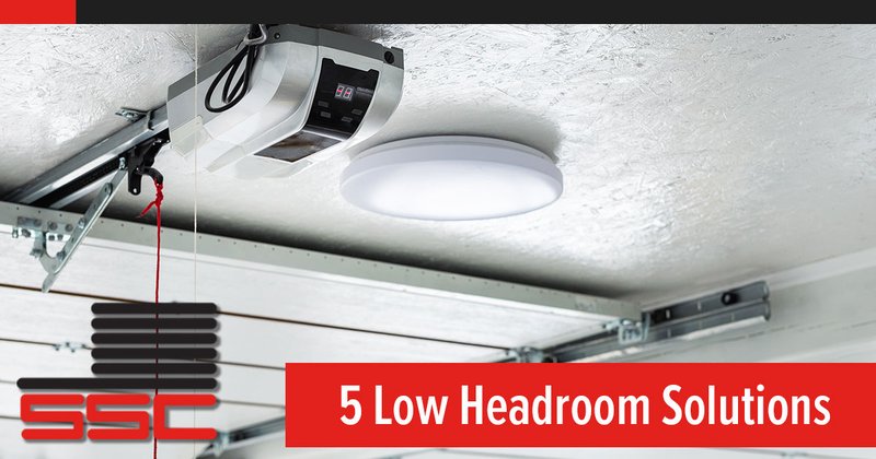 Garage Door Openers For Low Headroom Garages: Solutions And Options