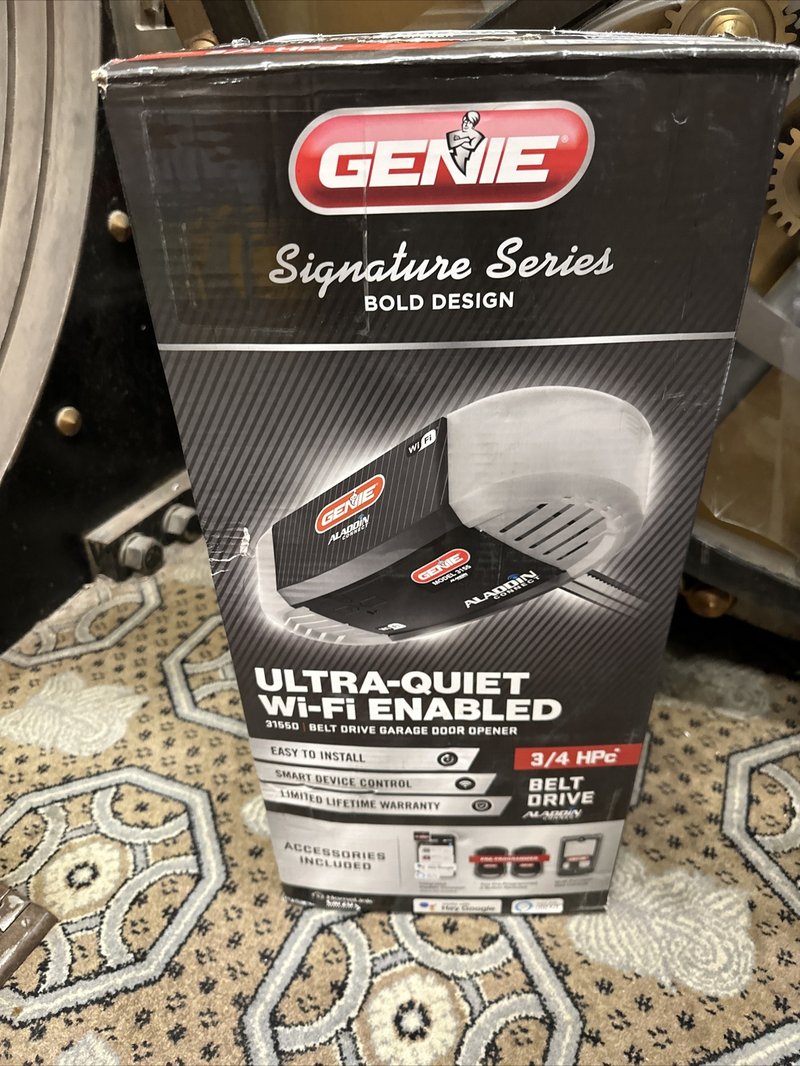 Genie Signature Series 3155D-Tsv: Ultra-Quiet Belt Drive For Garages Near Living Spaces