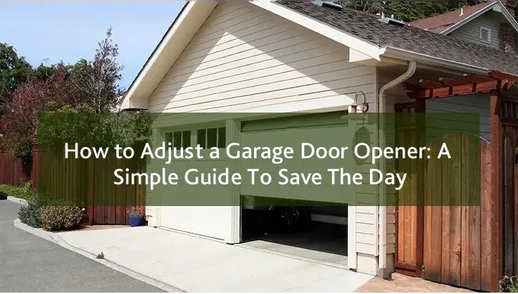 How To Adjust Your Garage Door Opener'S Speed