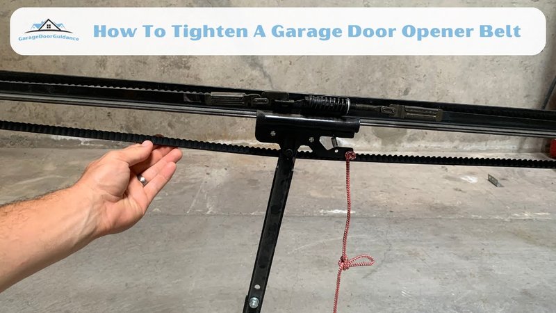 How To Check And Tighten Garage Door Opener Mounting Hardware