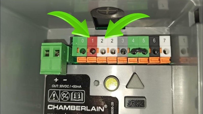 How To Connect Chamberlain Motor Unit