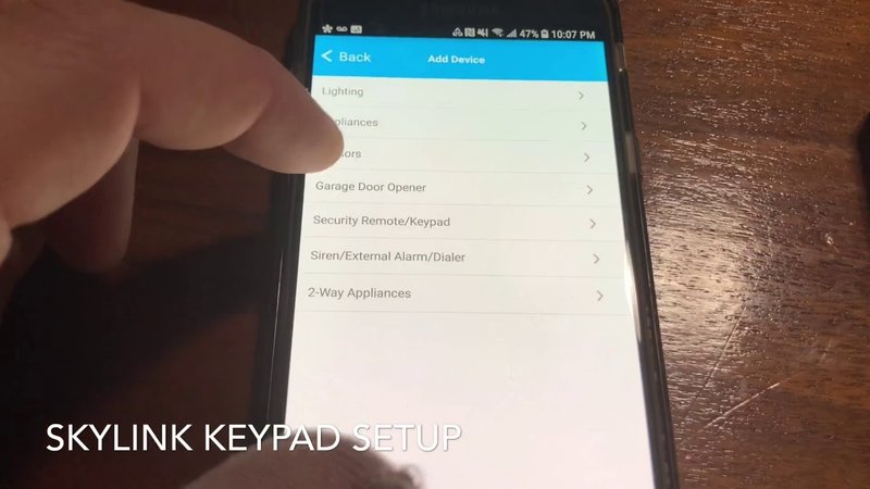 How To Connect Skylink Keypad