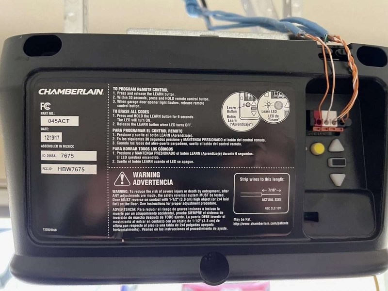 How To Disable Chamberlain Circuit Board