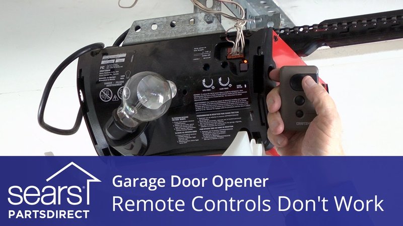 How To Disable Craftsman Garage Door Opener