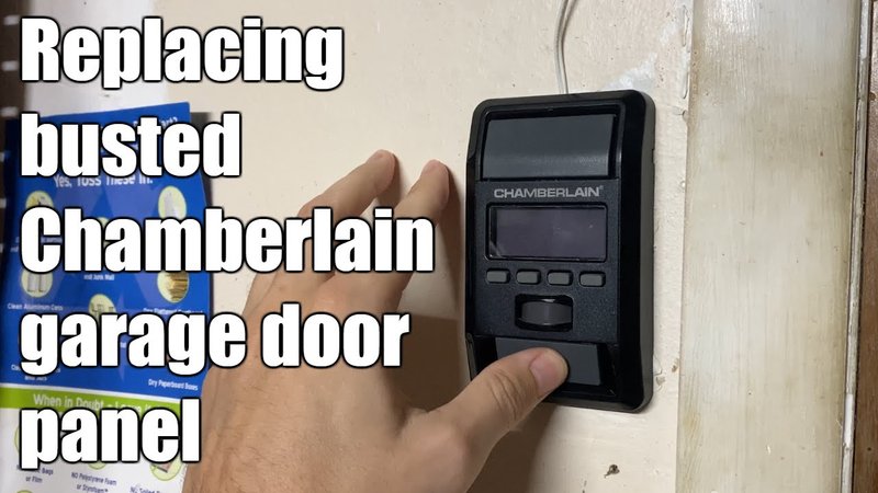 How To Fix Chamberlain Control Panel
