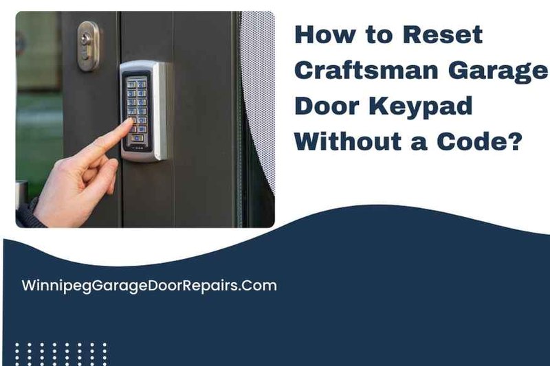 How To Fix Craftsman Keypad