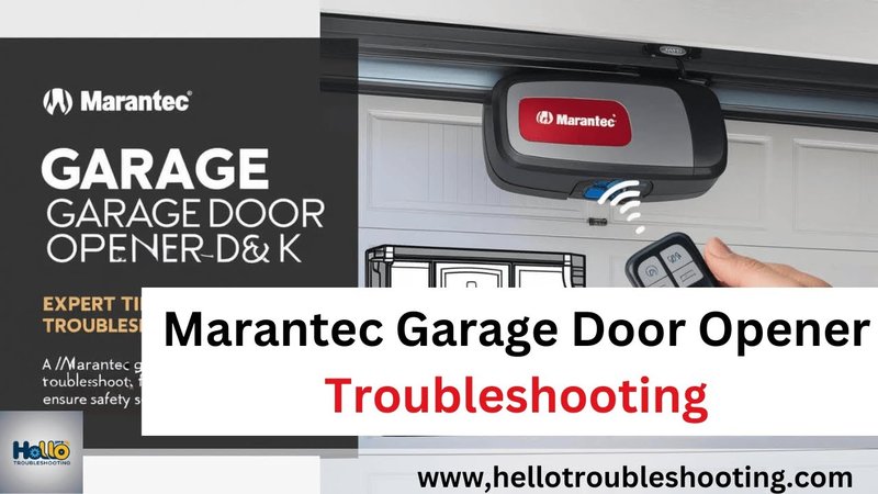 How To Fix Marantec Garage Door Opener