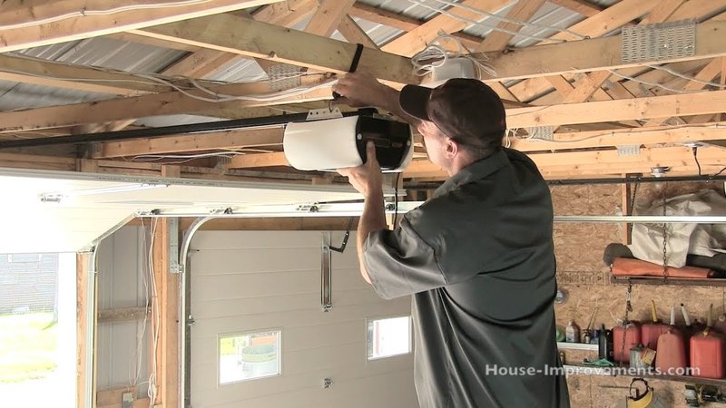 How To Install A Garage Door Opener On A Finished Ceiling