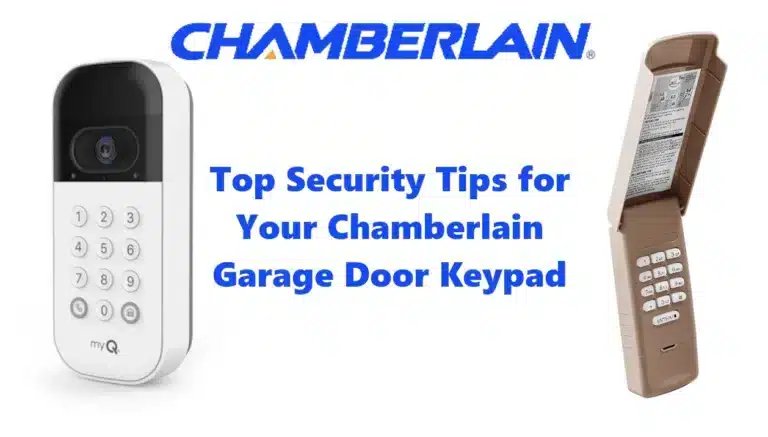 How To Install Chamberlain Keypad