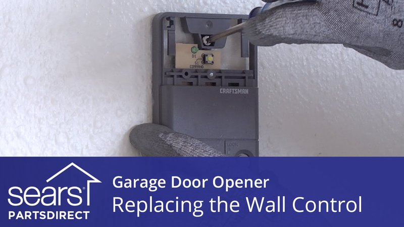 How To Install Craftsman Wall Button