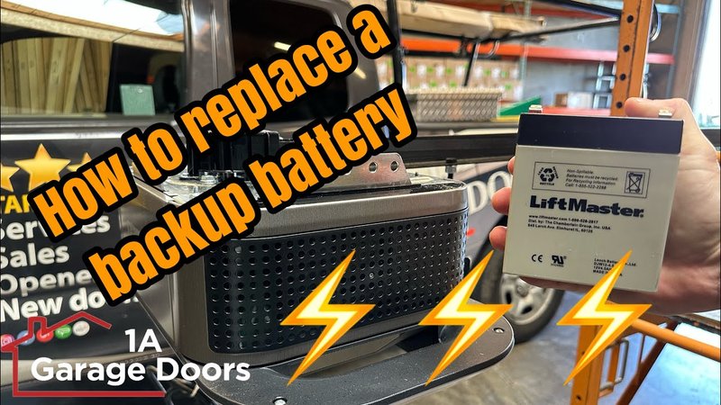How To Install Liftmaster Battery Backup