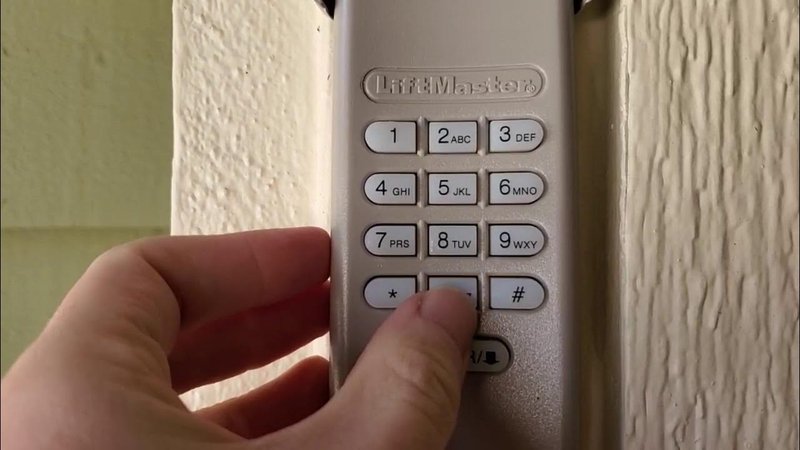 How To Install Liftmaster Keypad