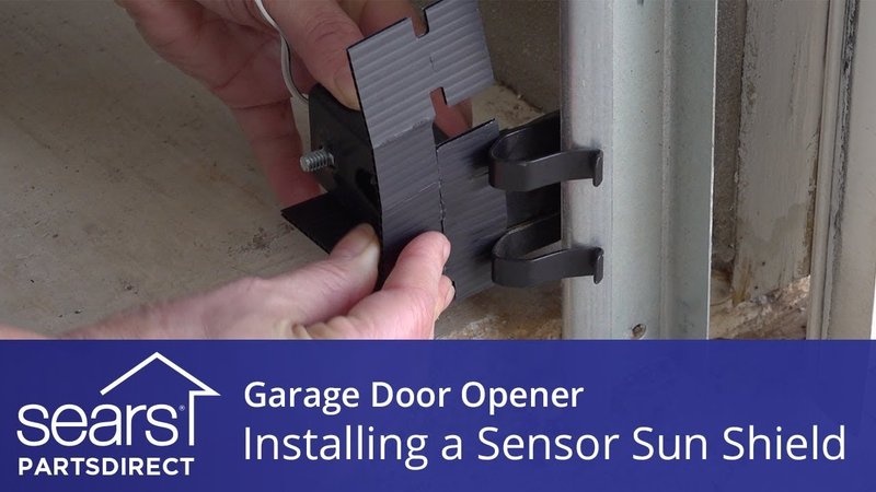 How To Install Sun Shields For Your Garage Door Sensors