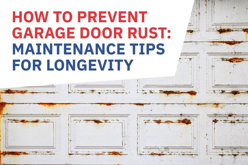 How To Prevent Rust And Corrosion On Your Garage Door Opener Components