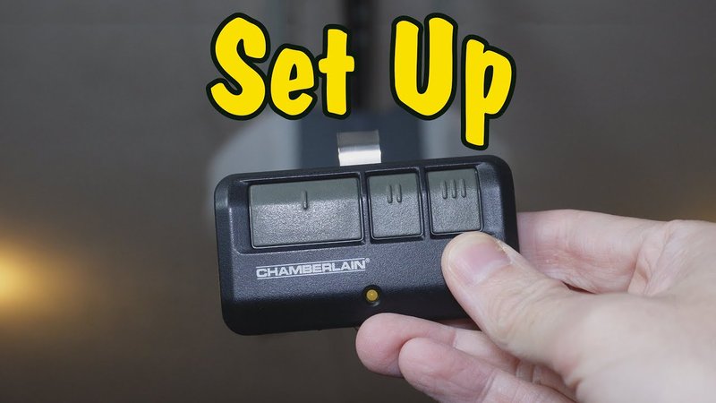 How To Program Chamberlain Remote