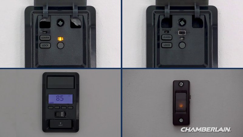 How To Program Chamberlain Wall Button