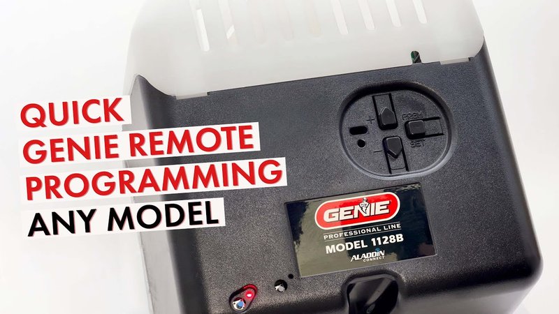 How To Program Genie Remote