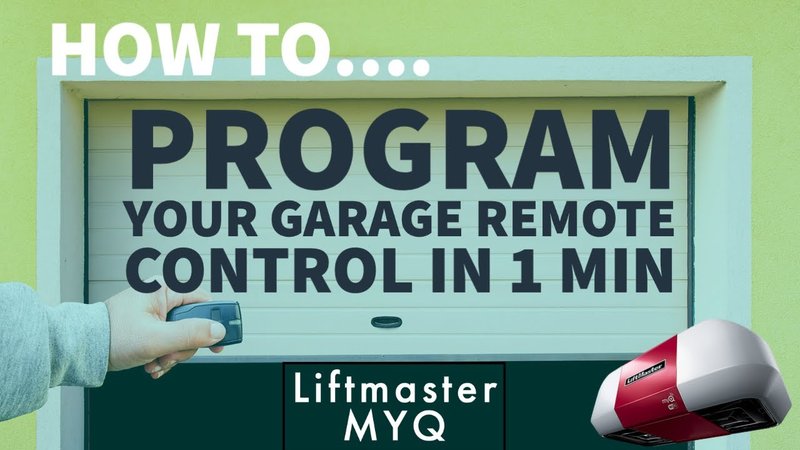 How To Program Liftmaster Motor Unit