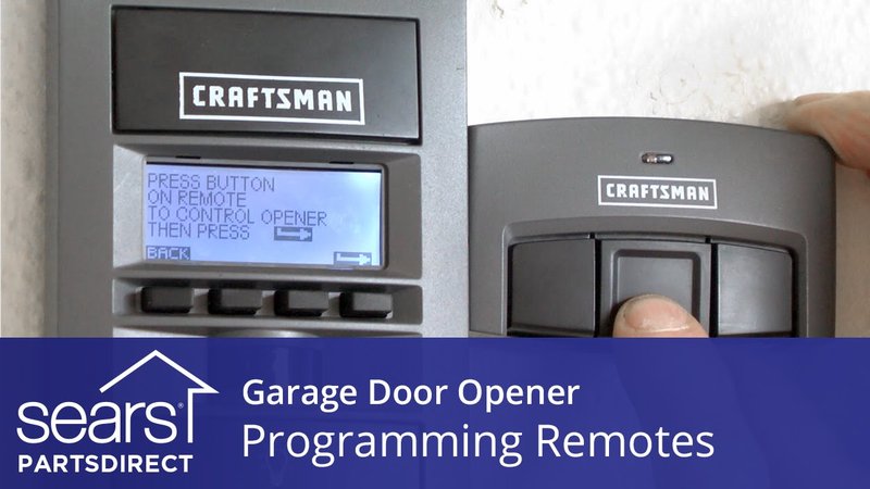 How To Program Sears Remote