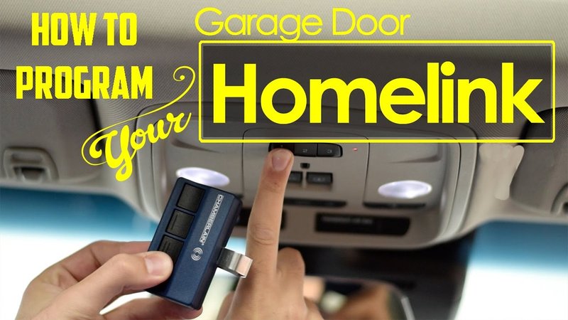 How To Program Your Vehicle'S Homelink System To Your Garage Door Opener