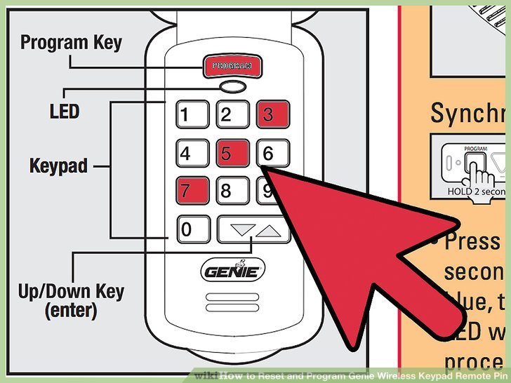 How To Replace Genie Keypad