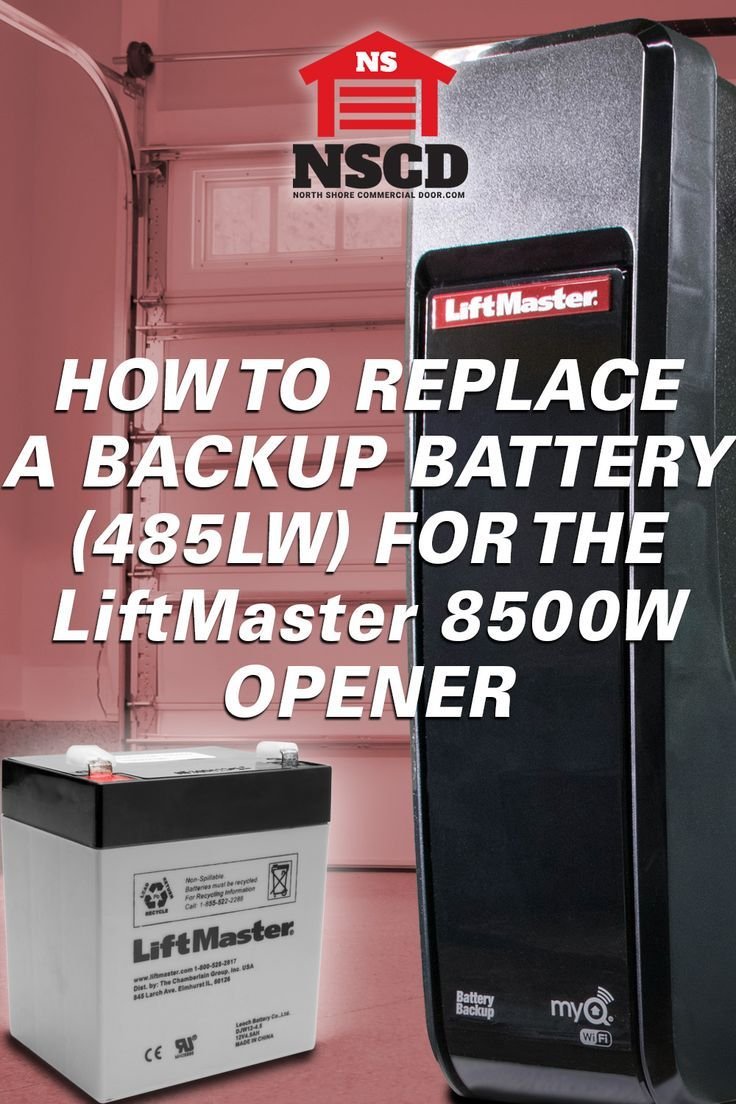 How To Replace Liftmaster Battery Backup