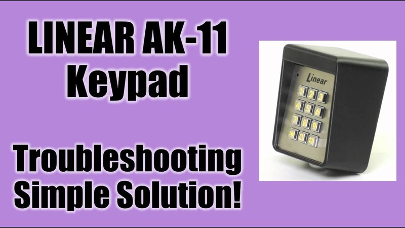 How To Replace Linear Keypad