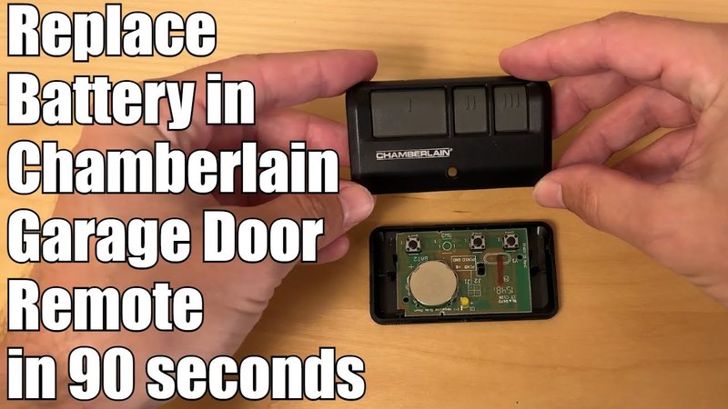 How To Replace Your Garage Door Opener Remote Battery