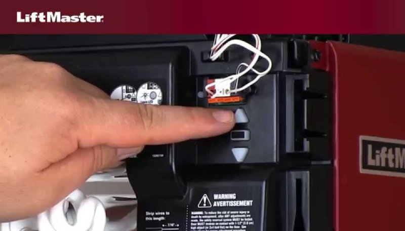 How To Reprogram Liftmaster Motor Unit