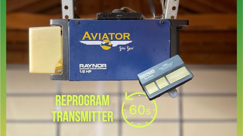 How To Reprogram Raynor Garage Door Opener