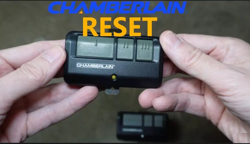 How To Reset Chamberlain Remote