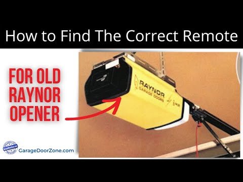 How To Reset Raynor Remote