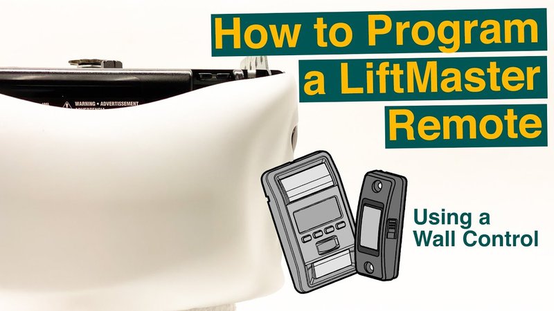 How To Test Liftmaster Wall Button