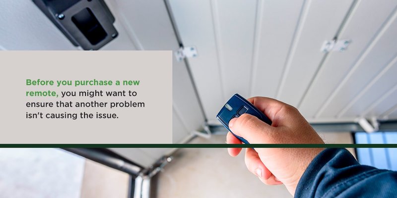 How To Troubleshoot A Garage Door Opener With Weak Remote Batteries