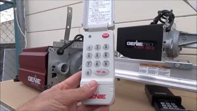 How To Use Genie Keypad