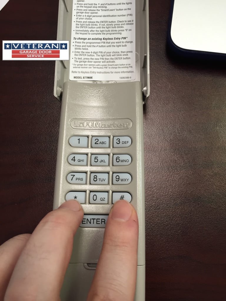 How To Use Liftmaster Keypad