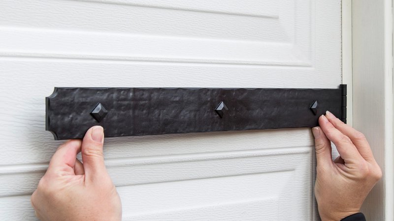 Installing Decorative Hardware On Your Garage Door